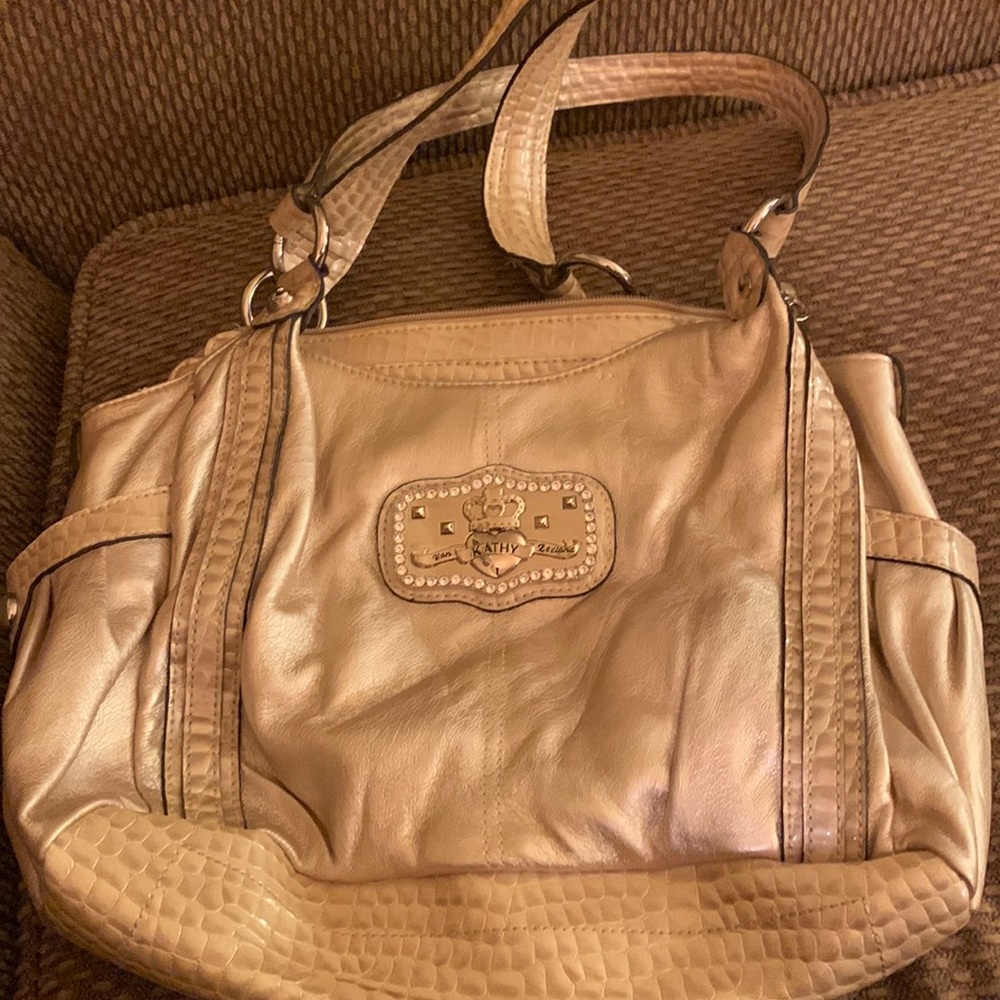 Gold Kathy Van Zeeland shoulder bag